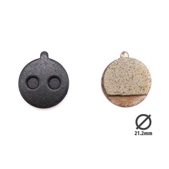 Plaquettes de Freins Rondes (21mm) Semi-Métalliques – Kaabo, Kugoo, Smartgyro, UrbanGlide