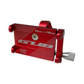 Support Téléphone GUB G-81 – Aluminium Rouge – Universel pour Trottinette & Vélo